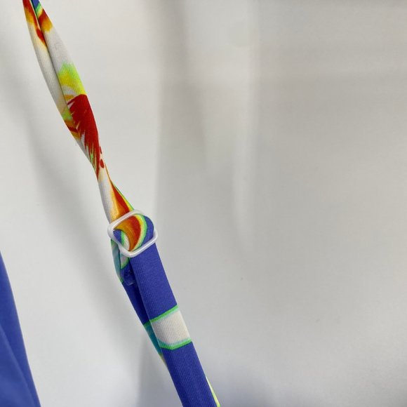 Onia Keira Floral Print Triangle Bikini Top - Picture 4 of 6